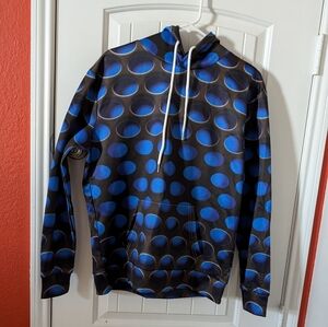 3D Geometric Hoodie men's Small